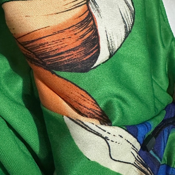 200 ZARA | EUC Turkey Elastic Waist Green Tropical Wide-Leg Pants (size S) - Picture 3 of 12